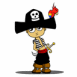 Garçon pirate gentil